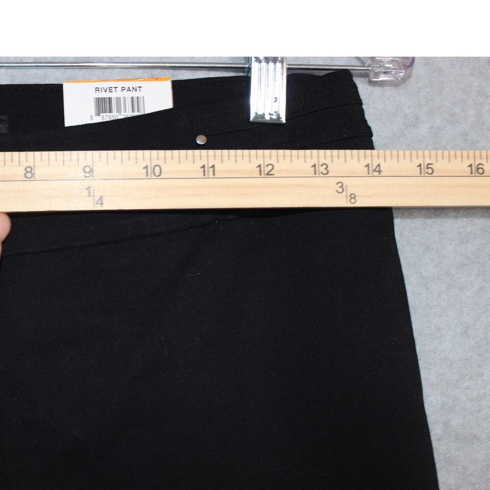 JM Collection Rivet Pants Slim Leg Tummy Control Comfort Waistband PetiteSmall - Picture 4 of 7
